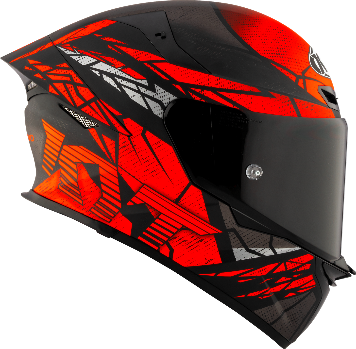 KYT HELMET REVO COMBUSTION BLACK RED