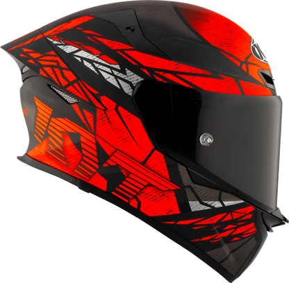 KYT HELMET REVO COMBUSTION BLACK RED