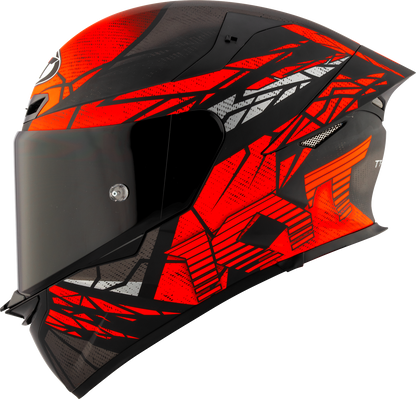 KYT HELMET REVO COMBUSTION BLACK RED