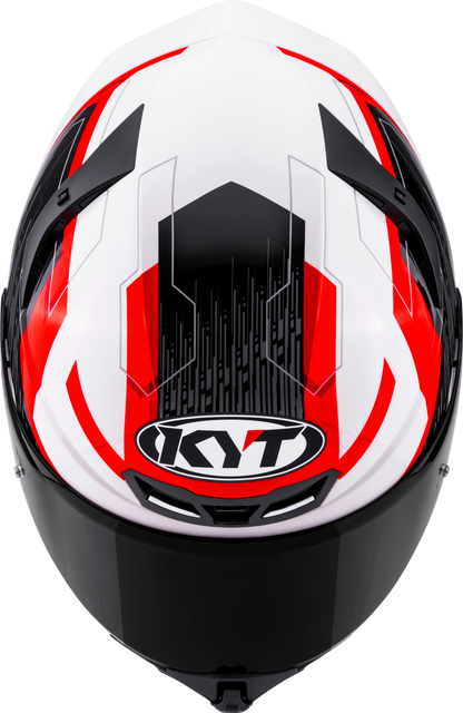 KYT HELMET REVO SPEEDING WHITE RED