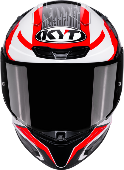 KYT HELMET REVO SPEEDING WHITE RED