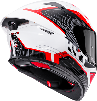 KYT HELMET REVO SPEEDING WHITE RED