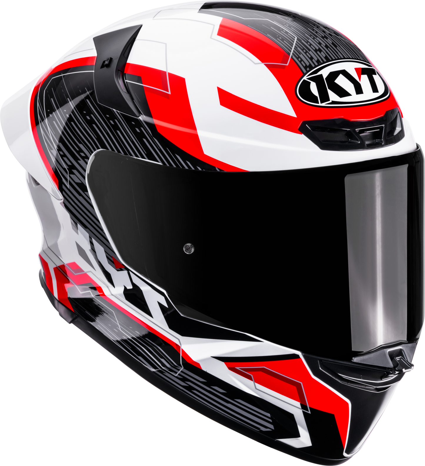KYT HELMET REVO SPEEDING WHITE RED