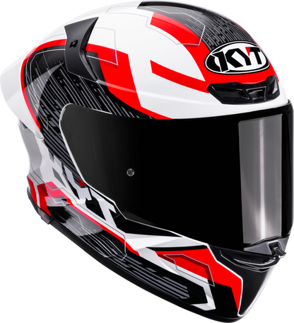 KYT HELMET REVO SPEEDING WHITE RED