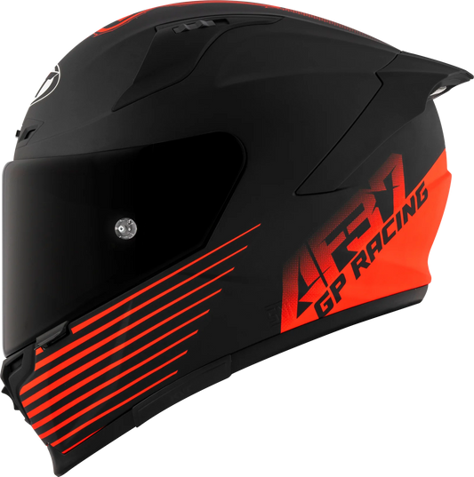 KYT HELMET STRIKER AF37 LIVERY MATT BLACK RED