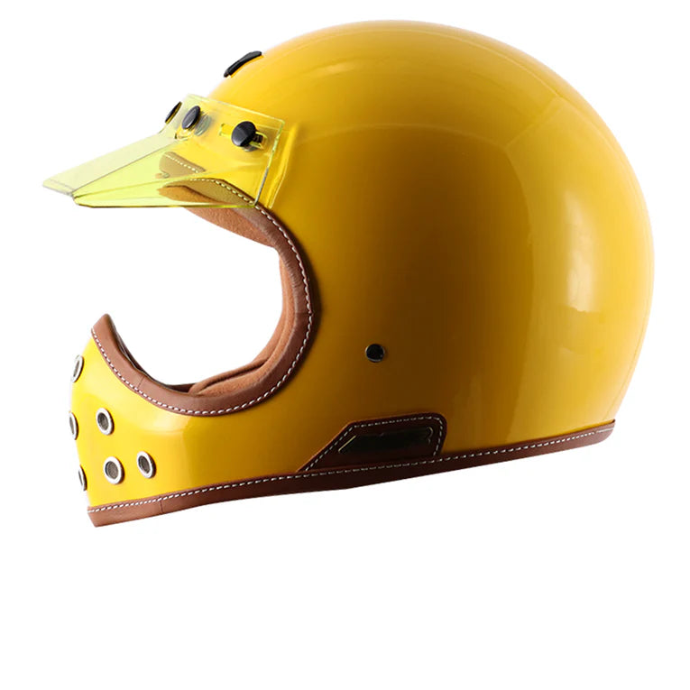 AXOR HELMET MOTO-X SOLID YELLOW