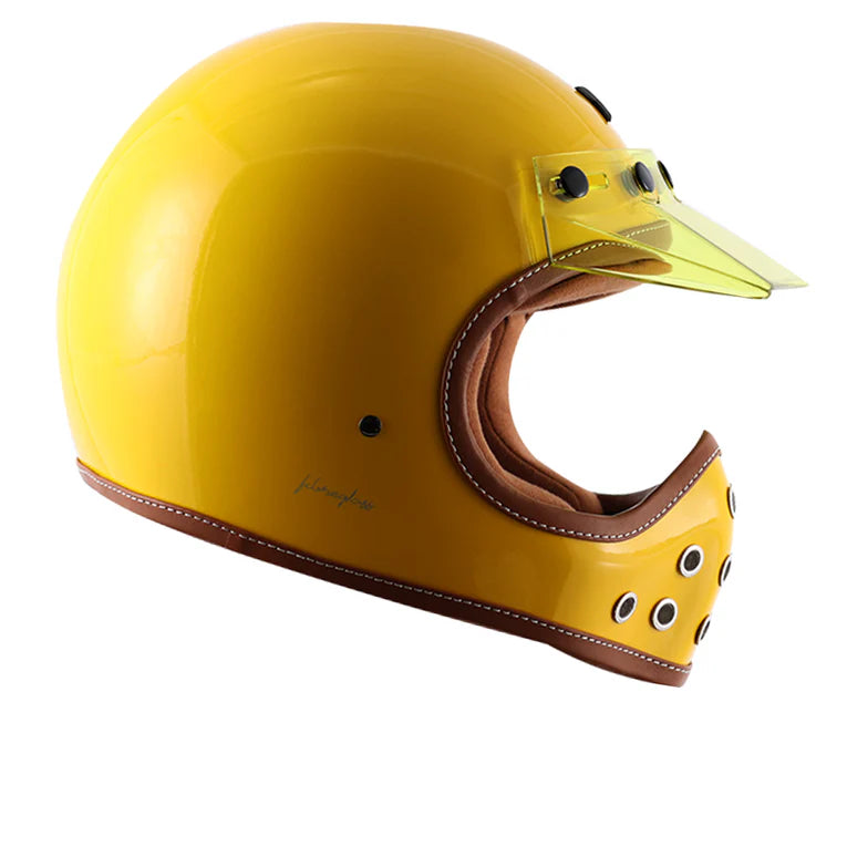 AXOR HELMET MOTO-X SOLID YELLOW