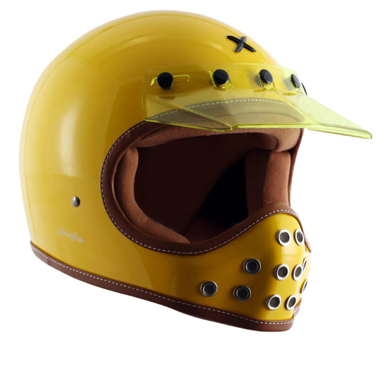 AXOR HELMET MOTO-X SOLID YELLOW