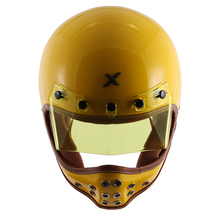 AXOR HELMET MOTO-X SOLID YELLOW