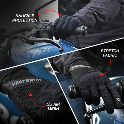 VIATERRA GLOVES FENDER BLACK