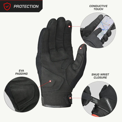 VIATERRA GLOVES FENDER BLACK