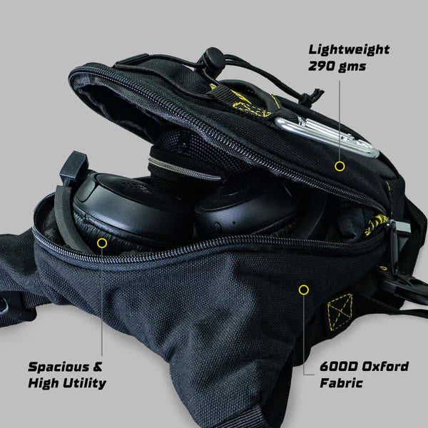 TIIVRA THIGH BAG WINGMAN BLACK