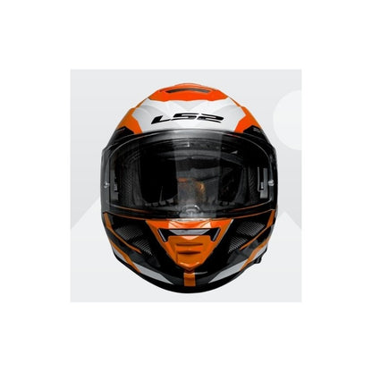 LS2 HELMET FF800 STORM II KRONOS RED GREY