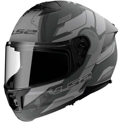 LS2 HELMET FF320 STREAM II SHADOW MATT TITANIUM GREY