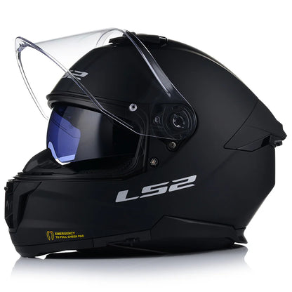 LS2 HELMET FF320 STREAM II SOLID MATT BLACK