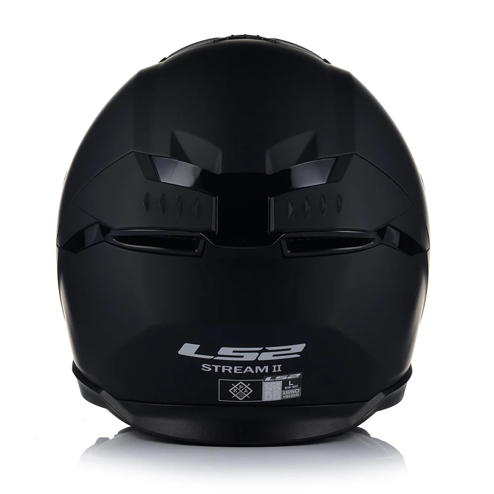 LS2 HELMET FF320 STREAM II SOLID MATT BLACK