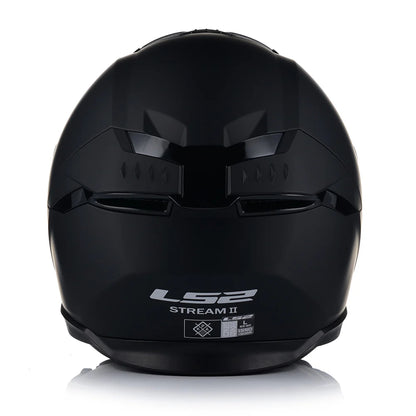 LS2 HELMET FF320 STREAM II SOLID MATT BLACK
