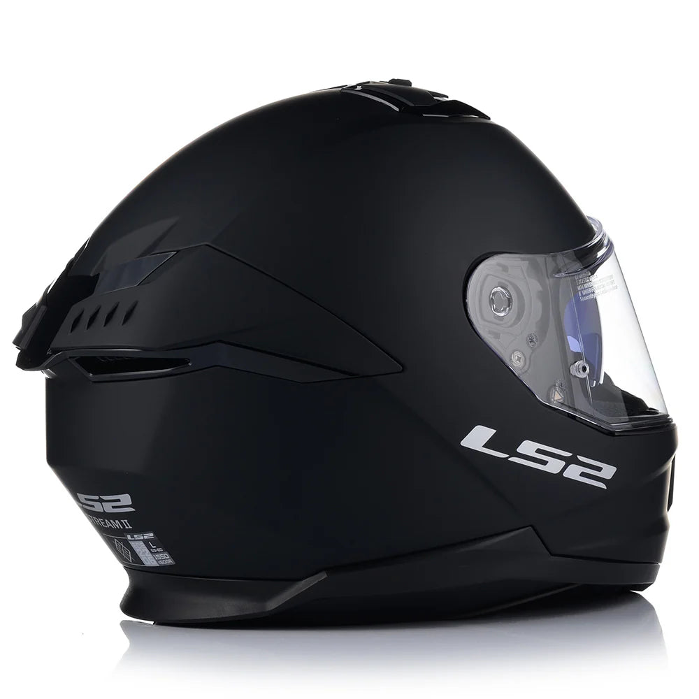 LS2 HELMET FF320 STREAM II SOLID MATT BLACK