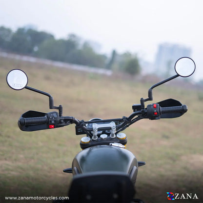 ZANA HANDLE RISER ZI8414 TRIUMPH SCRAM 400 SILVER