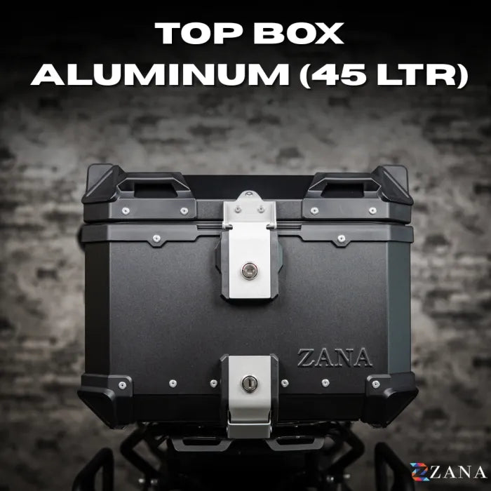 ZANA TOP BOX ZITB010 ALUMINIUM BLACK 45L