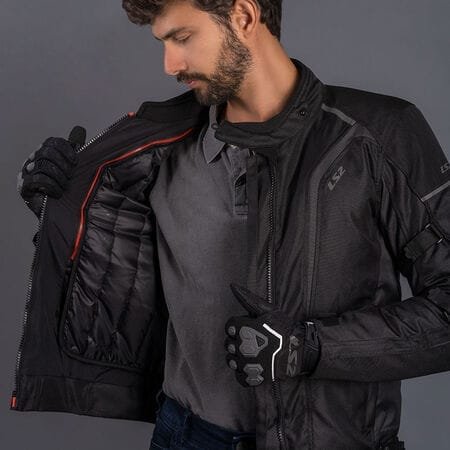 LS2 JACKET SEPANG MAN BLACK DARK GREY