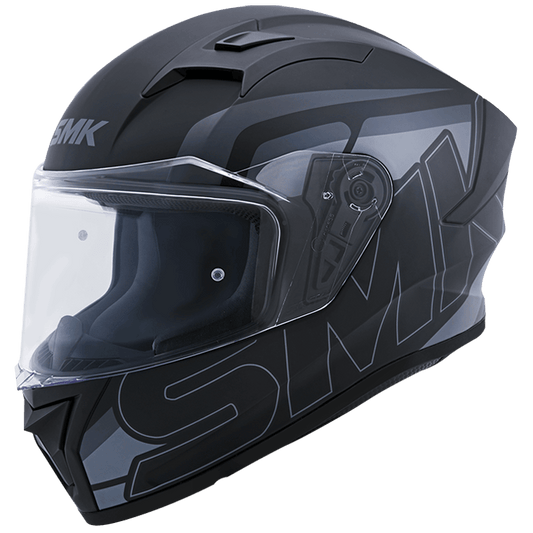 SMK HELMET STELLAR SP STAGE BLACK SILVER (GL262)