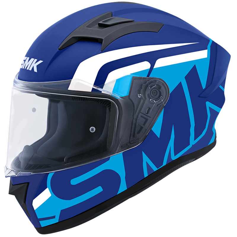 SMK HELMET STELLAR STAGE SP BLACK BLUE WHITE (GL551)
