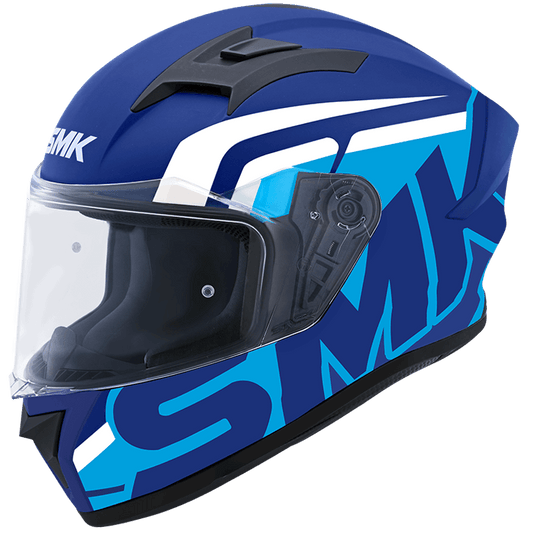 SMK HELMET STELLAR STAGE SP BLACK BLUE WHITE (GL551)