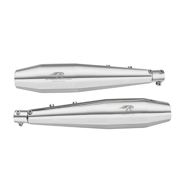 RED ROOSTER EXHAUST STELLAR CHROME INTERCEPTOR/ CONTINENTAL GT 650