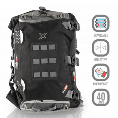 AXOR TAIL BAG BLACK GREY 25L