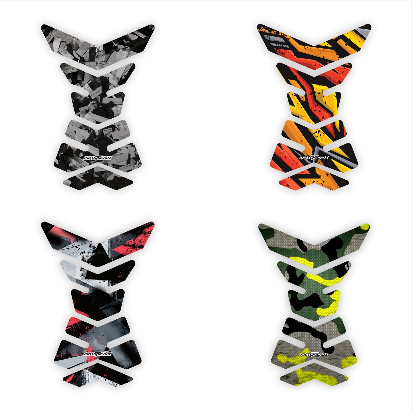 MOTOTRENDZ TANK PAD M4 FORGED CARBON FIBER