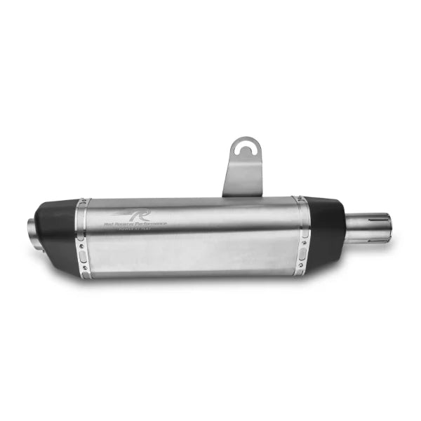 RED ROOSTER EXHAUST VERTEX MATTE SILVER HIMAALAYAN 411