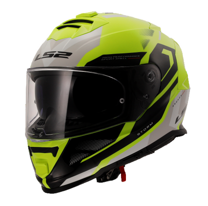 LS2 HELMET FF800 STORM II KRONOS RED GREY