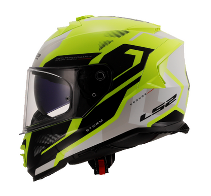 LS2 HELMET FF800 STORM II KRONOS RED GREY