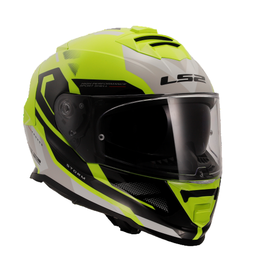 LS2 HELMET FF800 STORM II KRONOS RED GREY