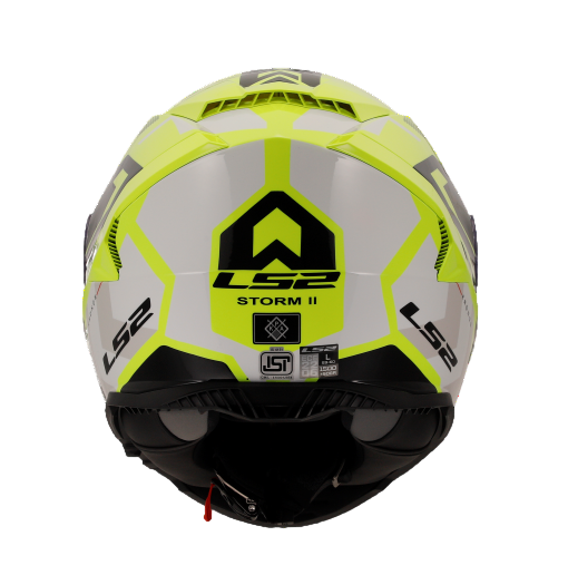 LS2 HELMET FF800 STORM II KRONOS RED GREY