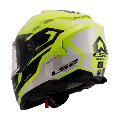 LS2 HELMET FF800 STORM II KRONOS RED GREY